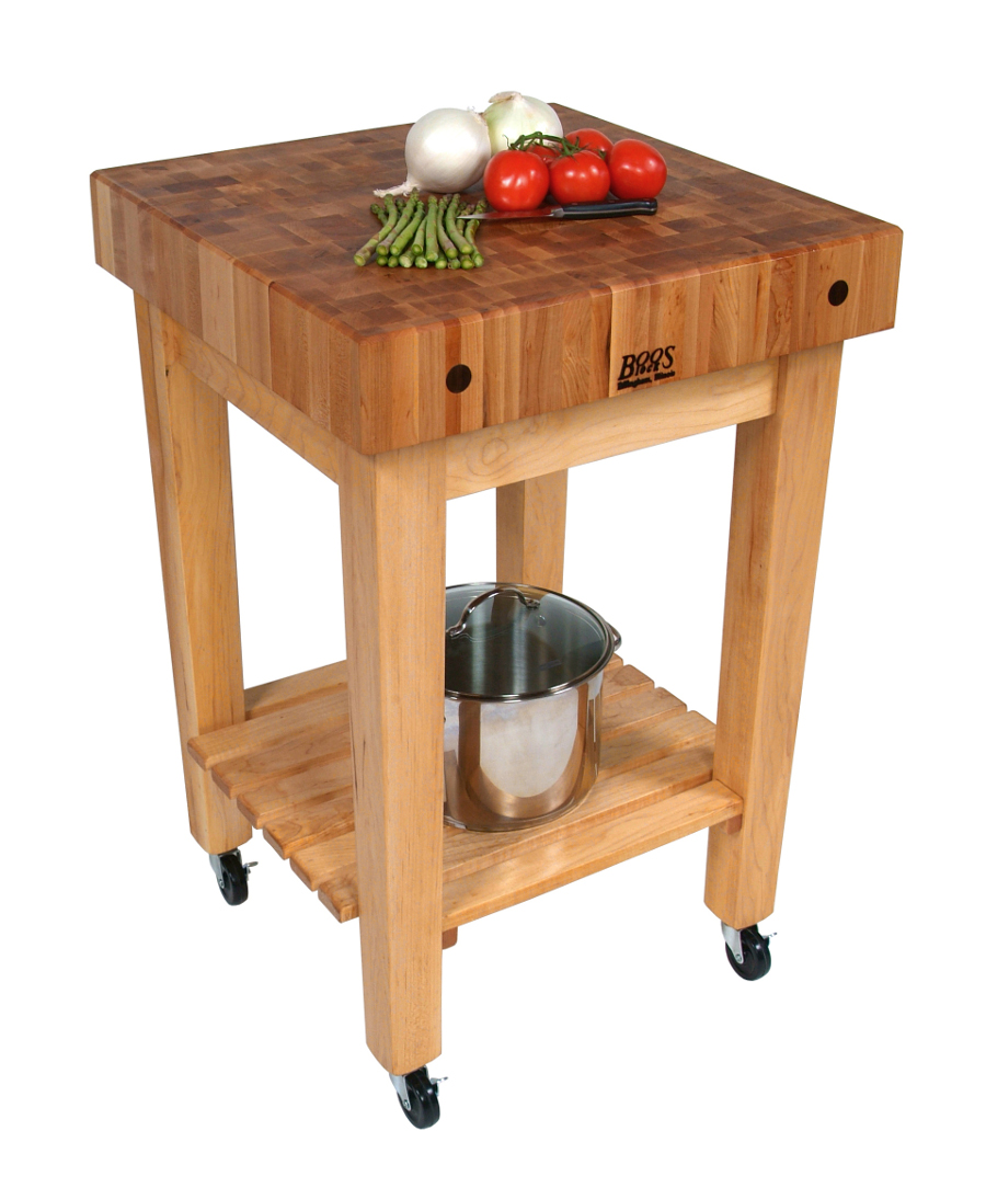 John Boos Gourmet Block Butcher Block Stand & Cart